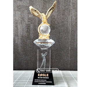Cúp Golf Eagle pha lê - PL100